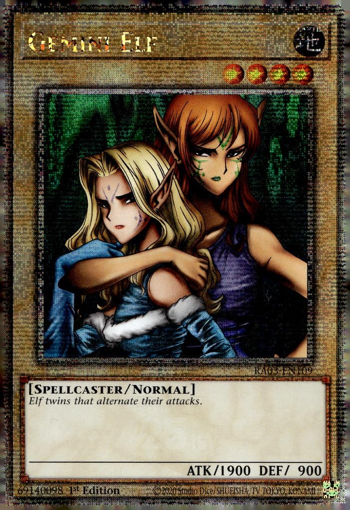 Amazon.com: Gemini Elf (Quarter Century Secret Rare) - RA03-EN109